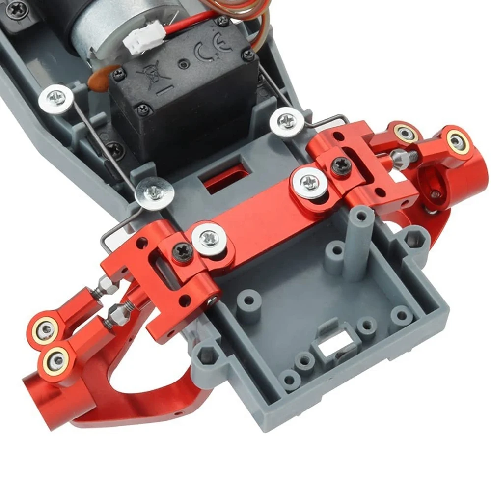 WPL D12 D22 D32 D42 Metalowa kierownica Górne dolne ramię Ślizgacz kierownicy Blok tokarski 1/10 RC Car Części do modernizacji Akcesoria