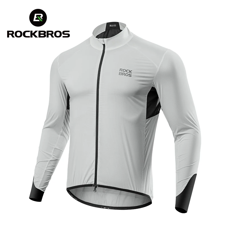 ROCKBROS Bicycle Jackets Men Women Breathable Bike Windbreak Full Sleeves Tops Coat Sports MTB Road Cycling Jerseys Equipment