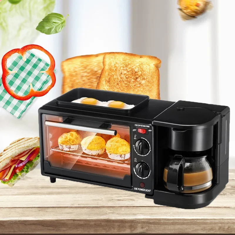 Breakfast Machine Household Three-In-One Multi-Function Toaster Sandwich Electric Oven