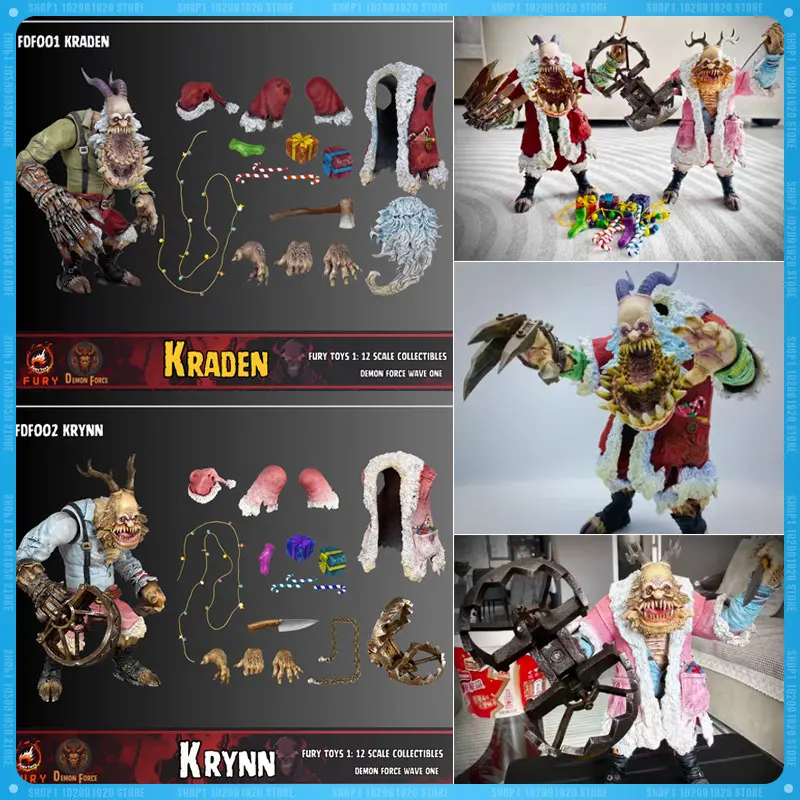 

Fury Toy Demon Force Wave 1 Figure Rampus Family Kraden Krynn Two Brothers Action Anime Movie Figure Model Collection Toy Gift