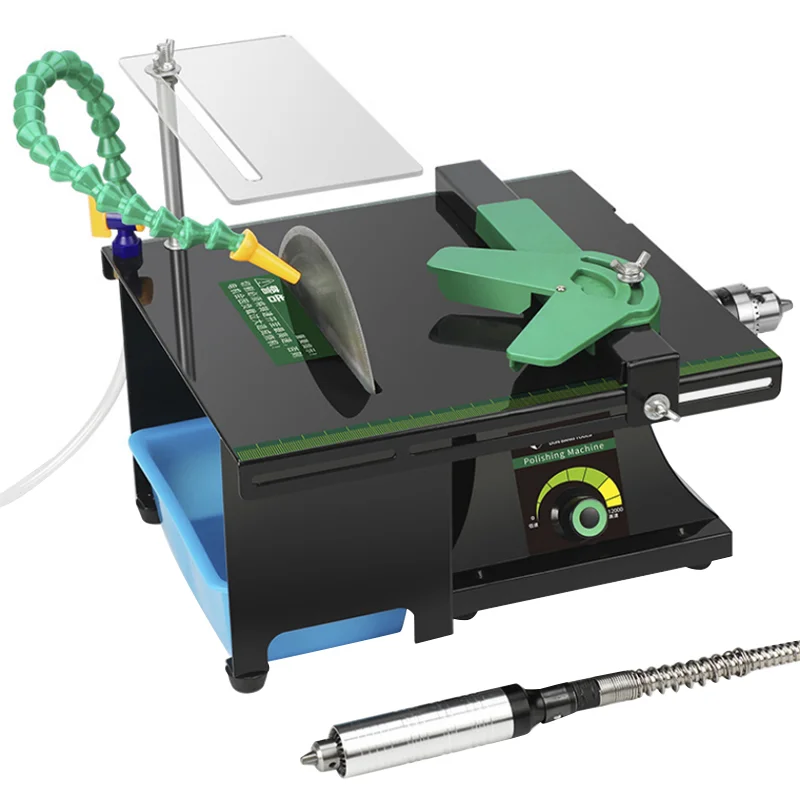 Multifunctional Jewelry Bench Polisher Jade Bead Drilling Holes Polishing Tools Equipment Gem Stone Cutting Grinding Machine