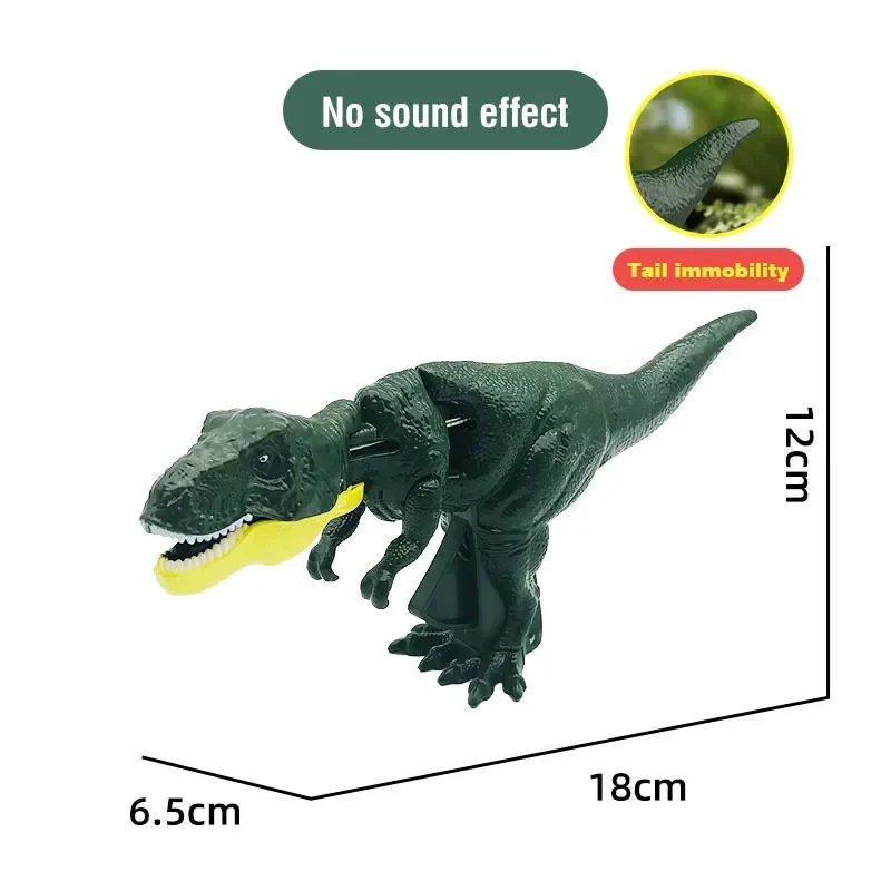 Dinosaurs Zazaza Press Dinosaurs Zaza Toy with Sound Children\'s Fidget Toys Decompression Toy Telescopic Swing Dino Model Kids