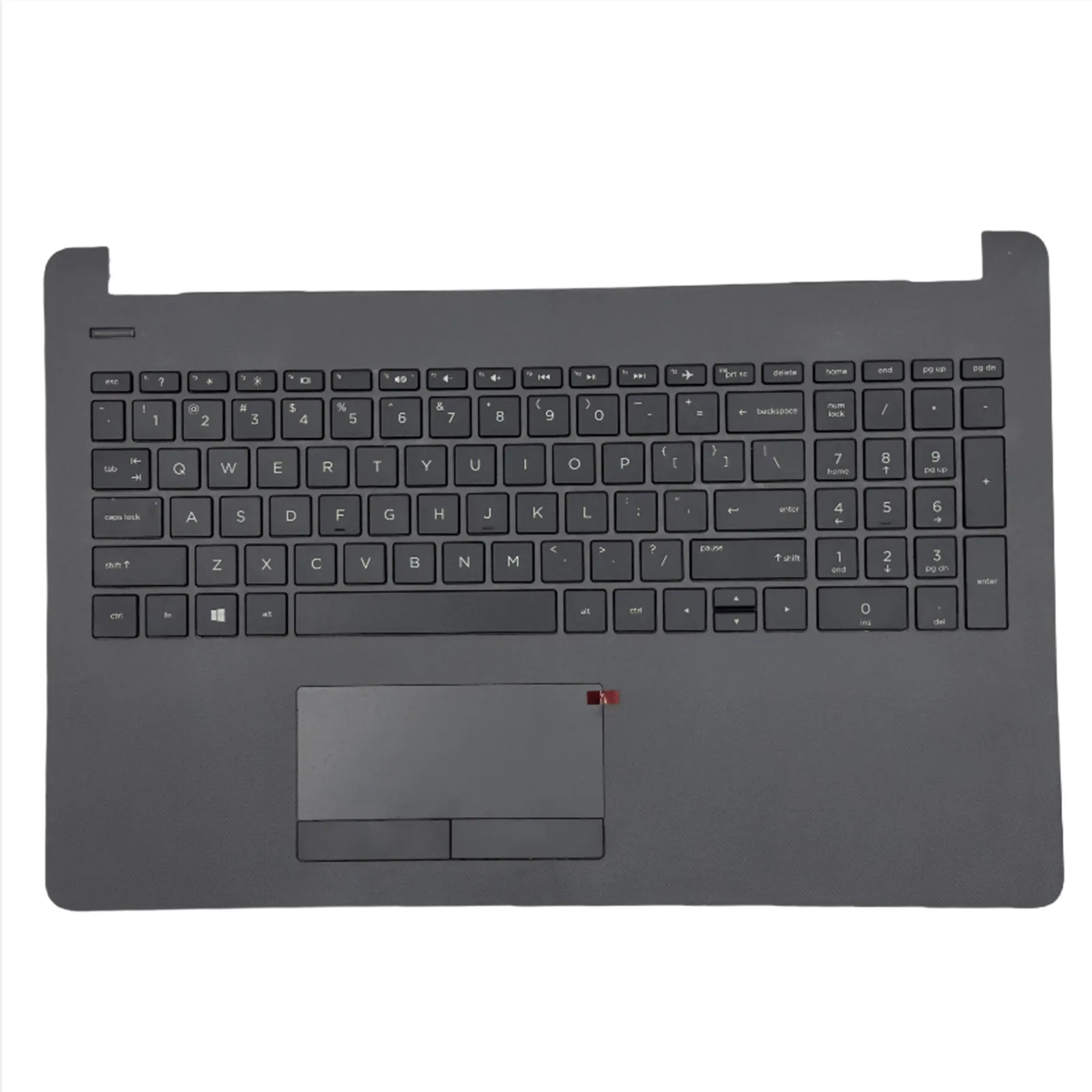 For HP 15-BS 15-BW 250 G6 255 G6 Gray Palmrest Case Keyboard Touchpad 929906-001