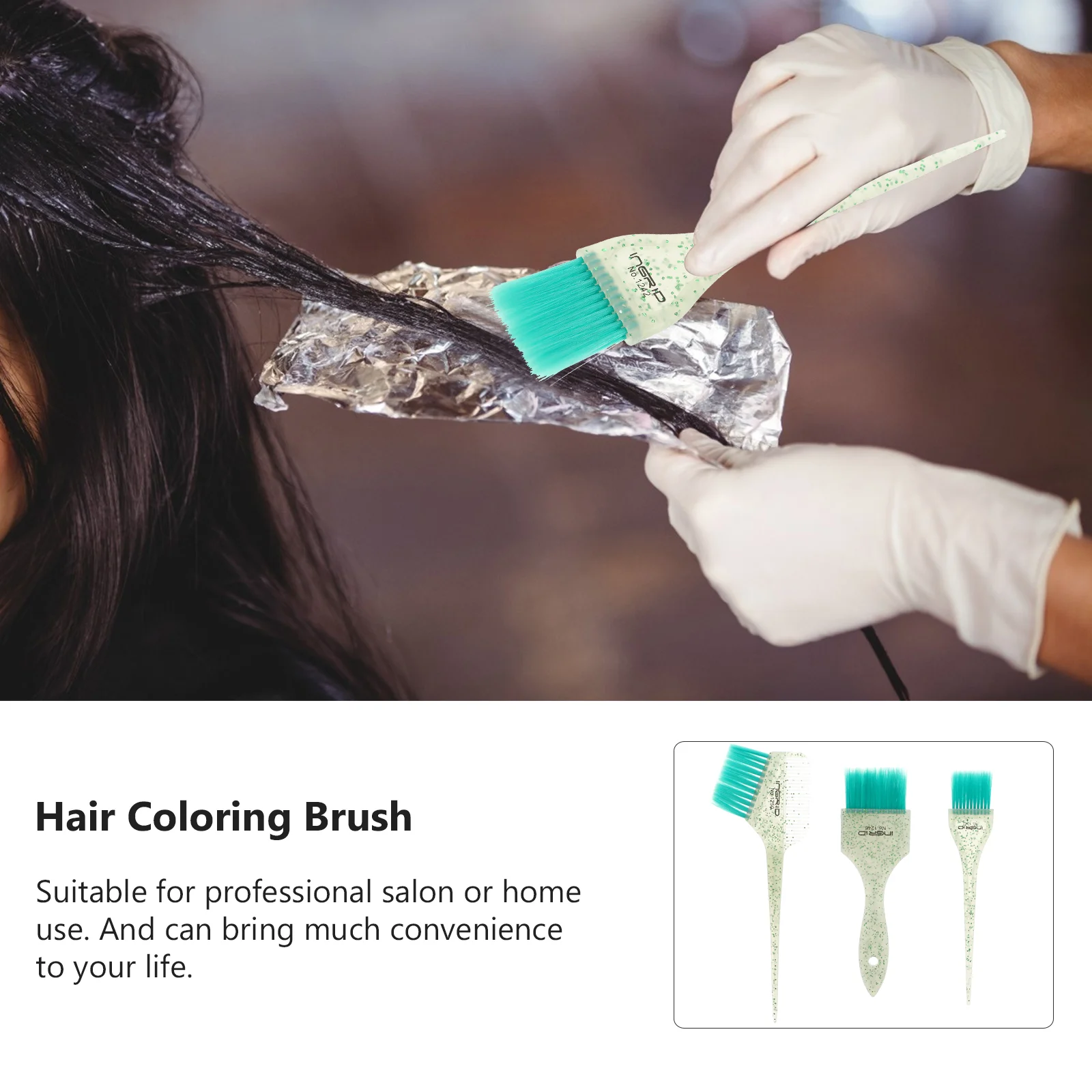 5 Pcs Hair Coloring Tools for Highlighting Dyeing Toner Gloss Mixing Bowl Suite - Image 3