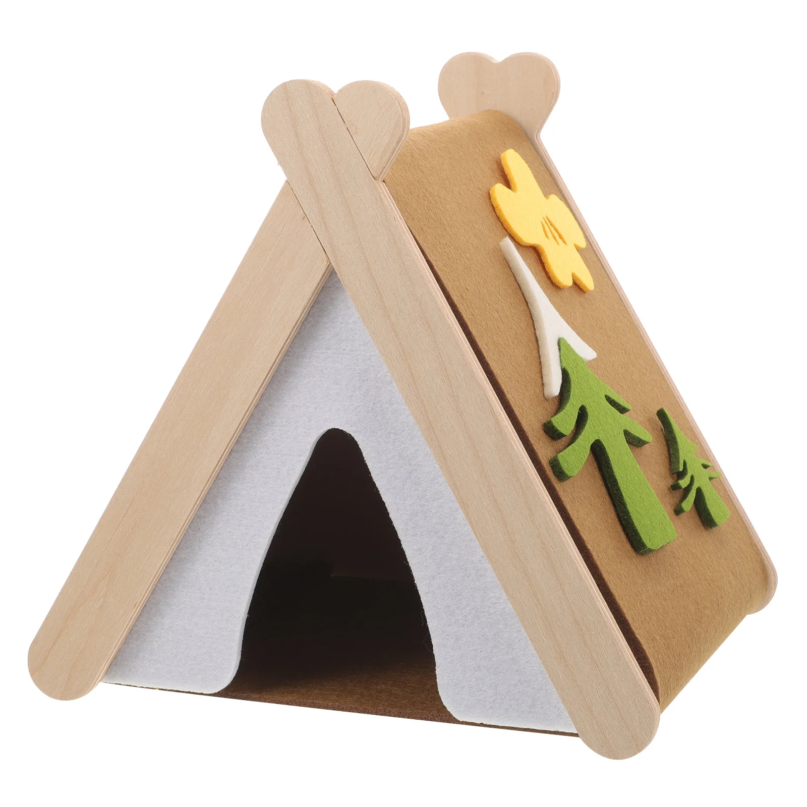 كوخ عش دافئ للحيوانات الصغيرة، سرير مخبأ للهامستر مريح، خيمة نوم ناعمة للحيوانات الأليفة، مأوى أرنب، مستلزمات الحيوانات الأليفة الصغيرة #1