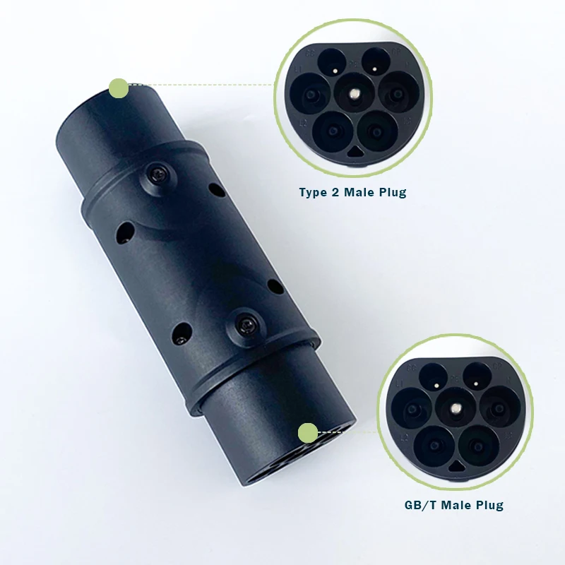 

11KW 22KW 450V AC Type 2 Plug to GB/T Chinese EV Adapter on IEC 62196-2 Charger