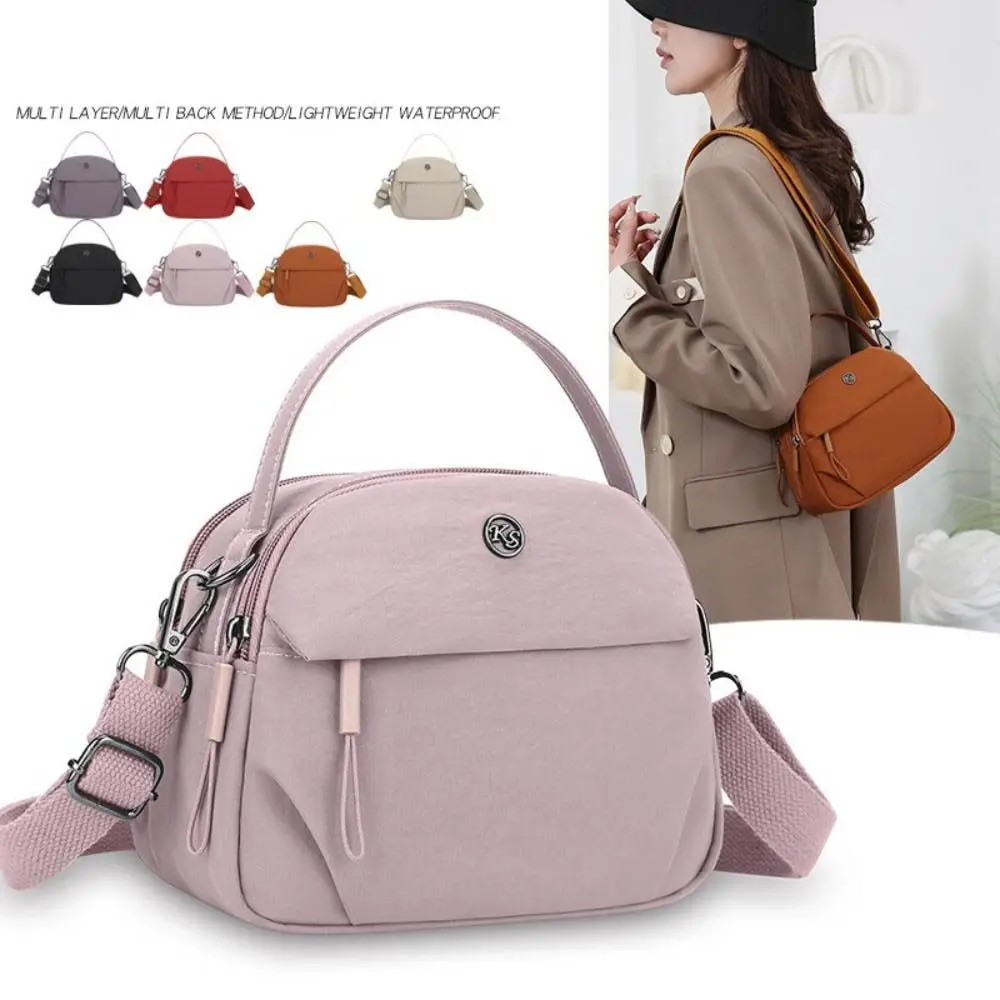 

Multi-pocket Women's Crossbody Bag Lightweigh Adjustable Straps Messenger Bag Korean Style Large Capacity Tote Bag Students