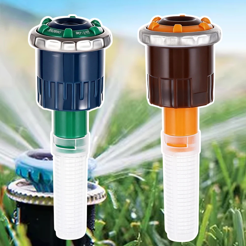 Replacement Scattering Nozzle for Pop-up Sprinkler 90°~210°/360° Adjustable Garden Lawn Irrigation In-ground Sprinkler Fitting