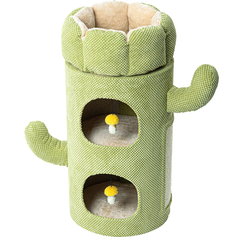 

Cat Climbing Frame Large Platform Cat Scratching Post Sisal Integrated Cat Toy