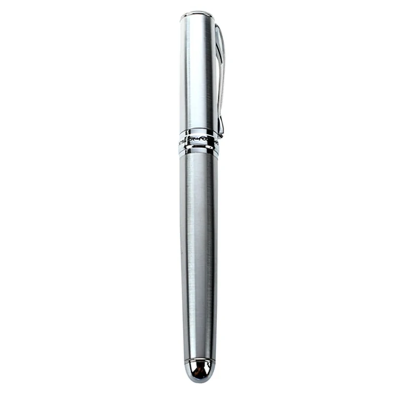 

Jinhao X750 НОВАЯ классическая серебряная перьевая ручка CT, гладкая ручка для письма