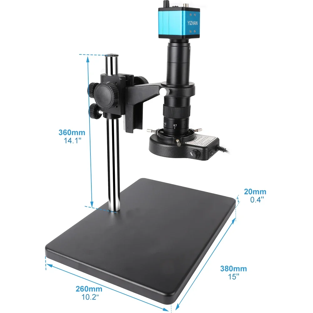 180X 13MP Microscope For Electronics Soldering Electron Microscope LED Light Microscope Camera Full VGA Digital Magnifying Glass