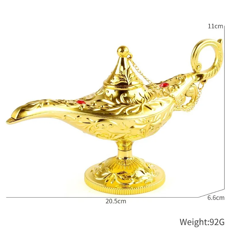 Juguetes de cocina, accesorios de lámpara mágica de Aladino, juguetes, moldeo por inyección, galvanoplastia, pintura en aerosol, decoración, fiesta, juego en casa