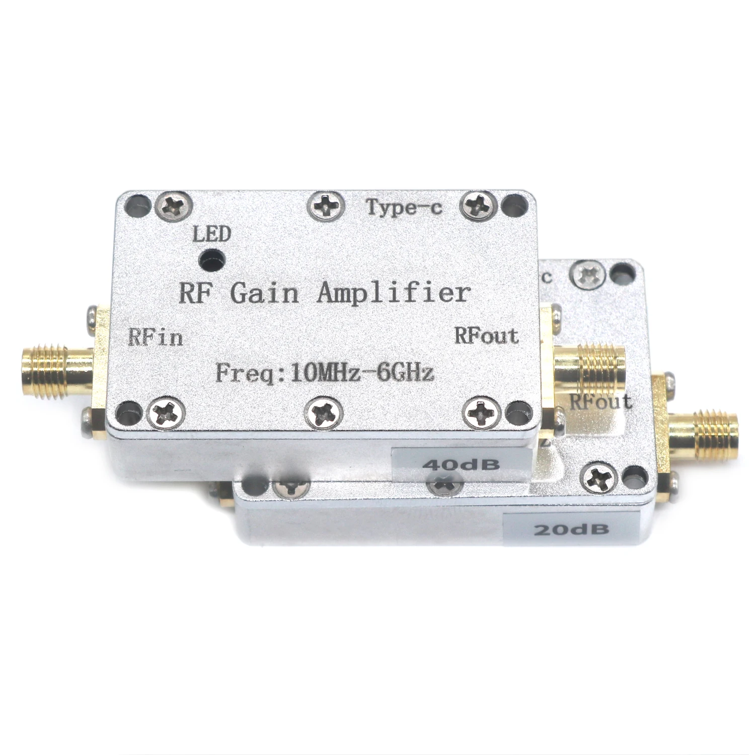 Imagem -04 - Sistema de Transmissor de Receptor de Sinal de rf Rádio Sdr Amplificador de Potência 10m6ghz 20db 30db 40db