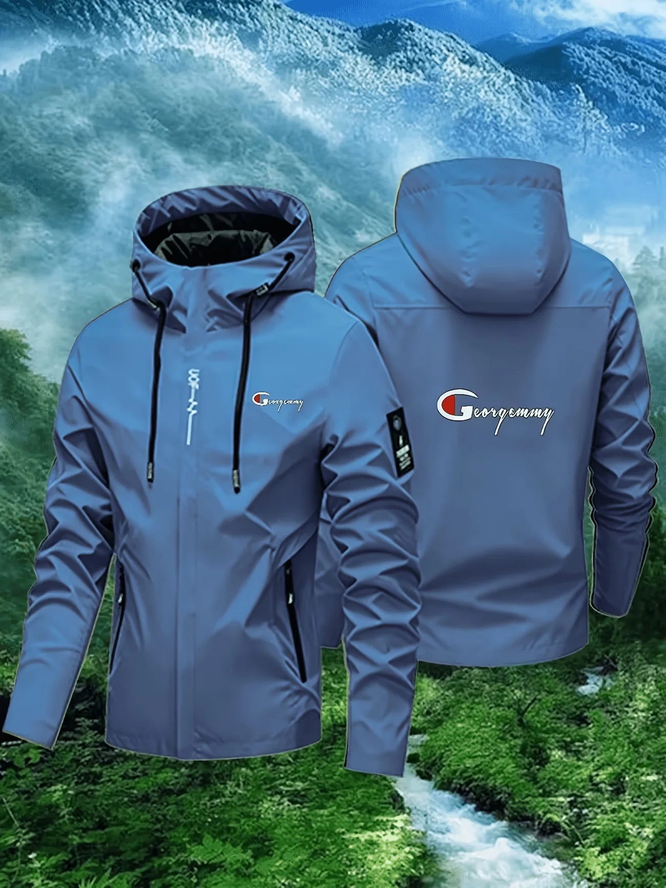 Men's soft shell jacket for spring and autumn, men's tactical windproof and waterproof jacket, men's combat jacket, men's hooded