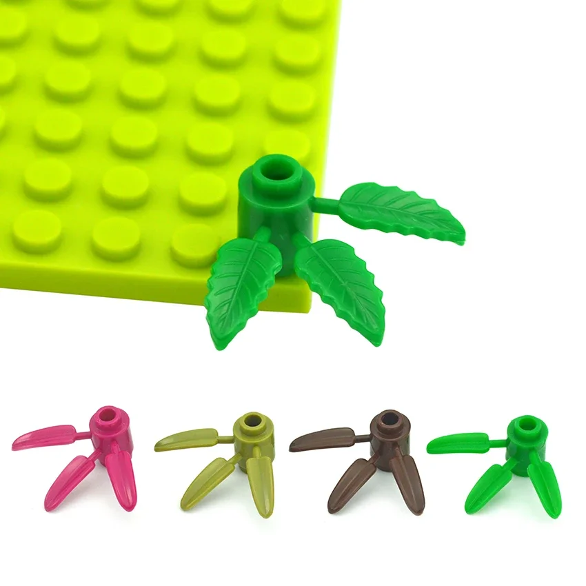 Descubre el Detalle Perfecto: Pieza MOC 30176 con Hojas de Bambú para Construcciones Creativas