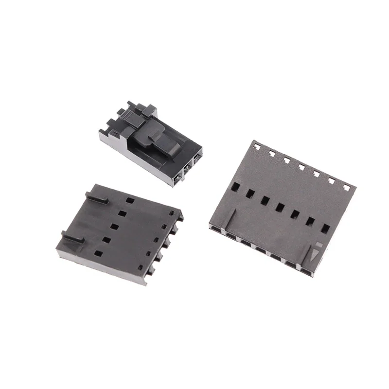 20PCS MX2.54 2.54mm Single Row 2-10Pin Connector with Belt Housing for PCB Assembly