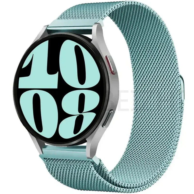 22 mm 20 mm Milanese-Loop-Armband für Samsung Galaxy Watch 7 6 5 4 44 mm 40 mm magnetisches Metallarmband Galaxy Watch 4/6 Classic-Armband