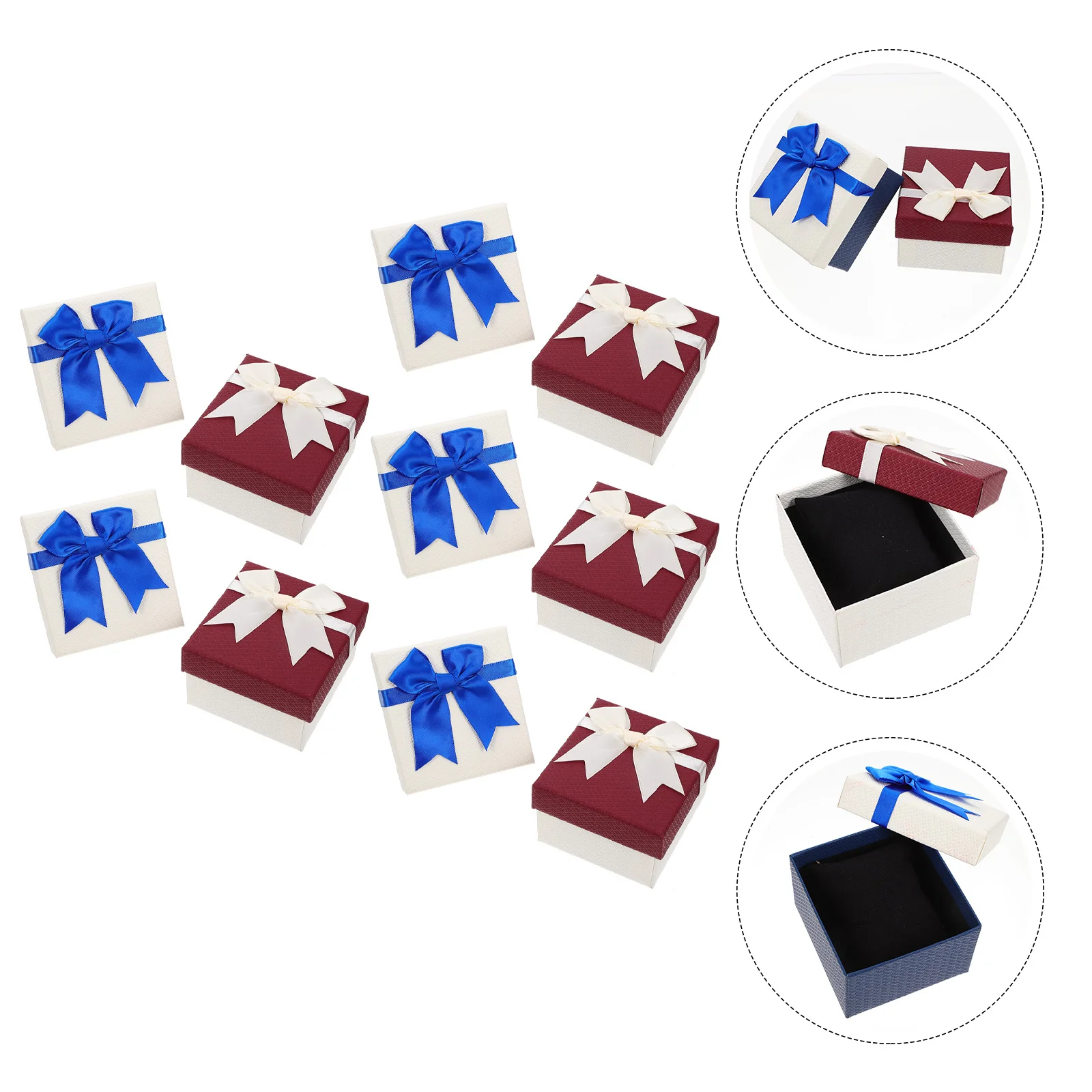 

10 шт. коробки для часов с одной сеткой, чехол для хранения наручных часов, держатель для ювелирных изделий, защитная подушка, пыленепроницаемая, устойчивая к царапинам