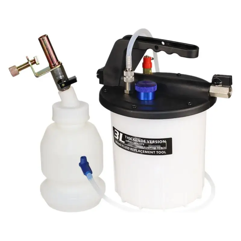 3-liter Thickened Brake Fluid Replacement Machine Pneumatic Brake Fluid Replacement Pumping Unit Filler Auto Maintenance Tool