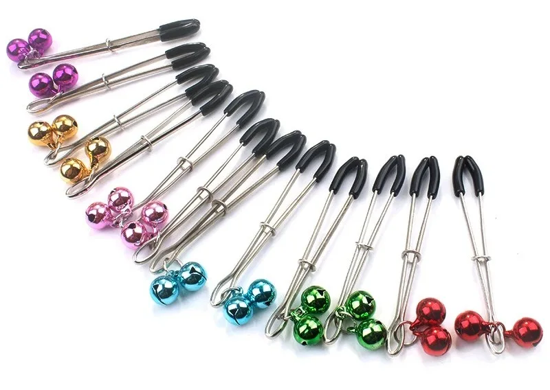 الخامس الحلمات كليب جرس قلادة الثدي يمزح الشفرين تدليك إغاظة الثدي Adusltos اللعب اختراق مثير لك للنساء أدوات المهبل #2