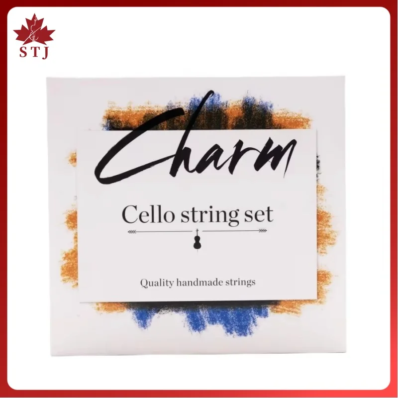 Charm Cello Strings ADGC 4/4 3/4 1/2 1/4 1/8 Steel Core Nickel Chromium Wound, Cello String Part Accessories