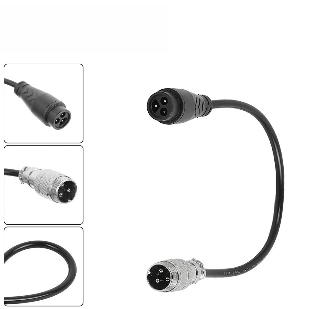 For Dualtron & TEVERUN Electric Scooter Charger Socket Adapter To Switch Old GX16 Plug To New M20 Plug MINIMOTORS Transfer Cable