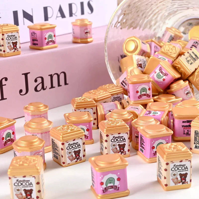 ขวดโหลขนมจำลองขนาดเล็ก 5 ชิ้น ของเล่นตกแต่งบ้านตุ๊กตา