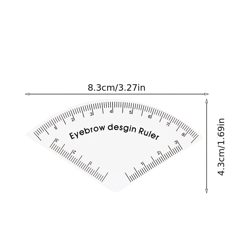 1個入り プラスチック製 眉毛シェイパー テンプレート - 女性用 瞬時に完璧な眉毛を作るステンシルキット、紐ガイド付きの楽々美容ツール