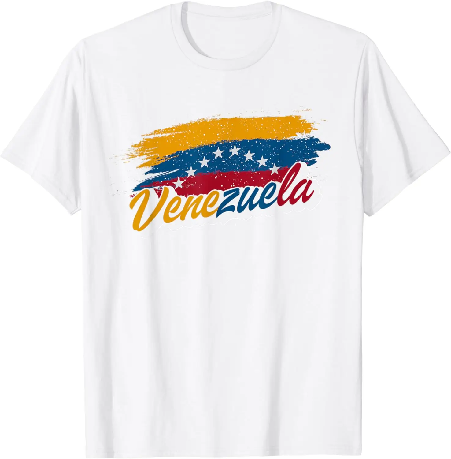 Venezuela Flag Latin America Proud Venezuelan Gift Venezuela T-Shirt for Men Women Short Sleeve Cotton