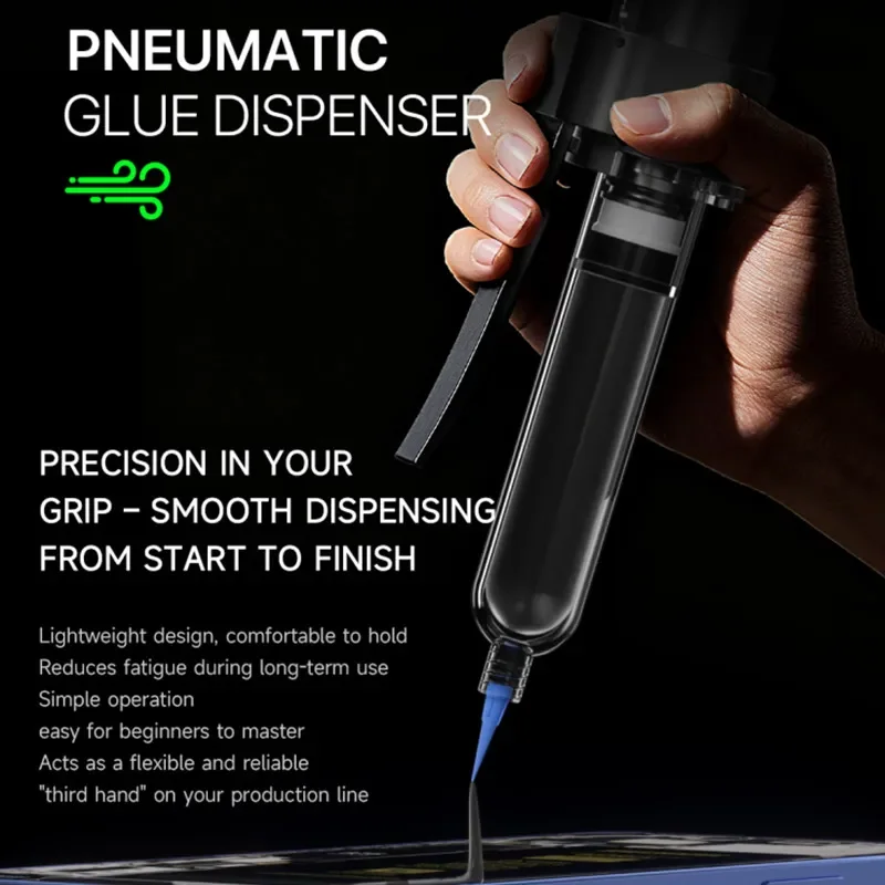 

MECHANIC PD10 Pneumatic Glue Dispenser for 10CC/30CC UV Glue Sealant Adhesive Built-in 1200mAh Battery Precision Dispensing Tool