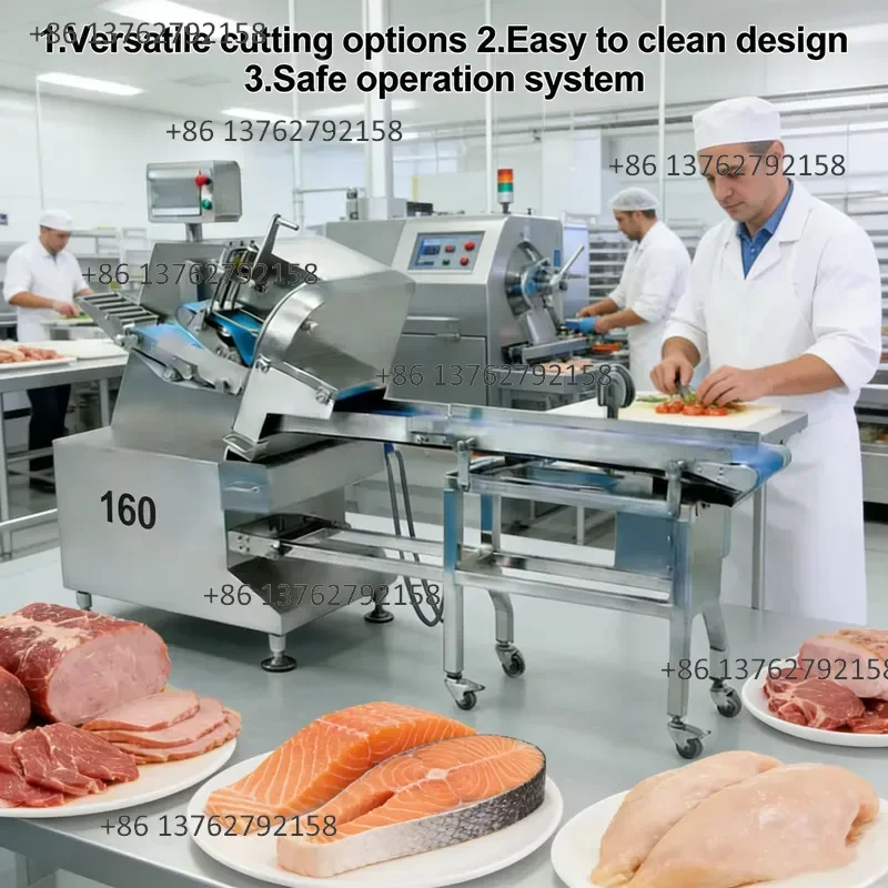 【2026】 New Commercial Restaurant Automatic Cheese Slicer Meat Ham Sausage Bacon Beef Adjustable Thickness 1-30mm Stainless