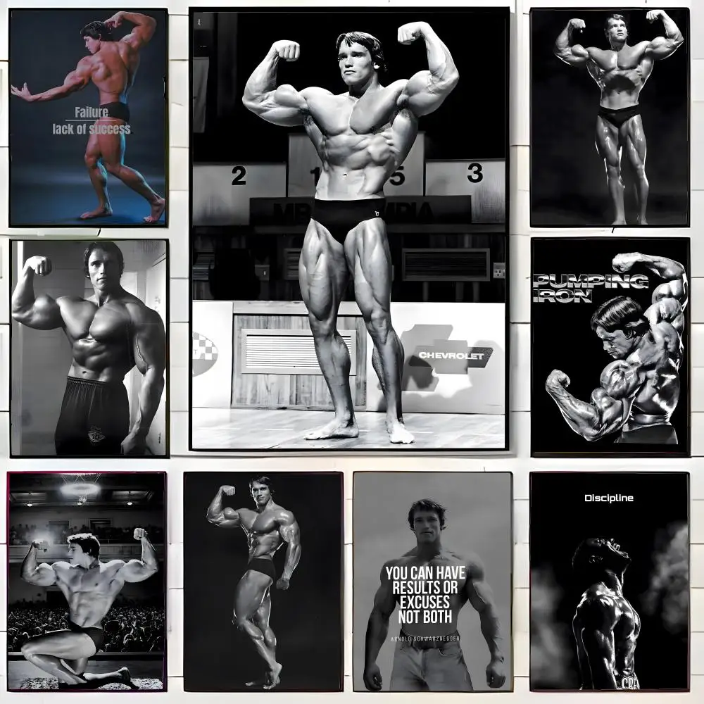 American Actor Fitness A-Arnold S-Schwarzenegger Poster Wall Art Print Poster Decorative Mural Home Decor Gift Unframed