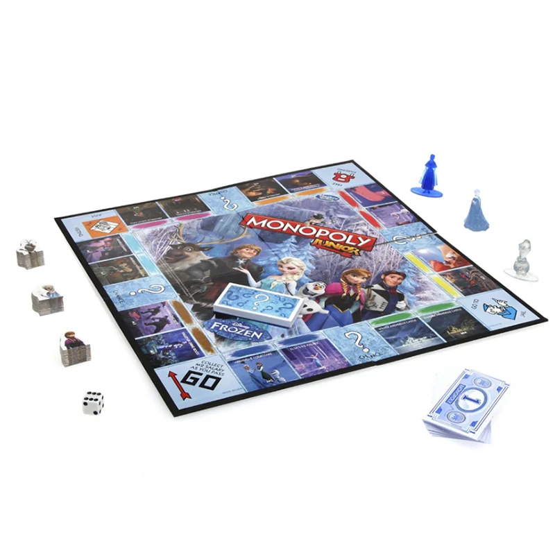 Hasbro Monopoly Games for Kids Frozen2 Elsa Anna Board Games for Party Educational Table Game Kid Toys for Children Gifts