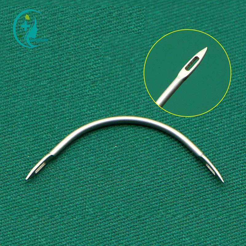 Facial Thread Sculpting Big V Embedded Thread Piercing Needle Skin Breaking Needle Tissue Piercing Guided Needle Facelift