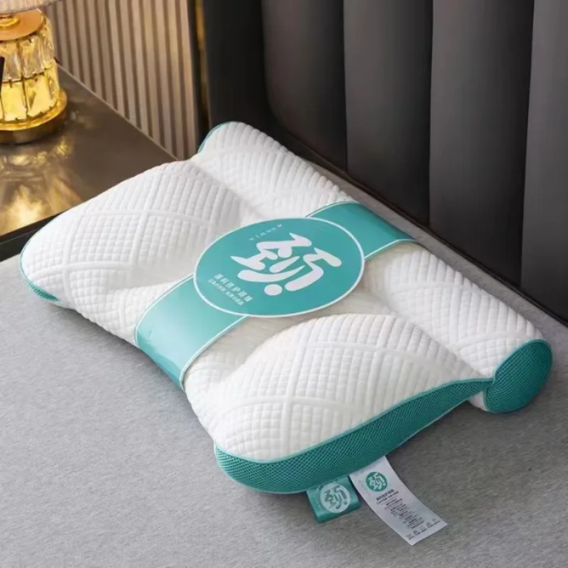 

1 Pac Anti-traction Cervical Spine Pillow 40x60cm Ergonomic Down Pillow Comfort NEW Down Enhancing Cervical Enhancing Sleep