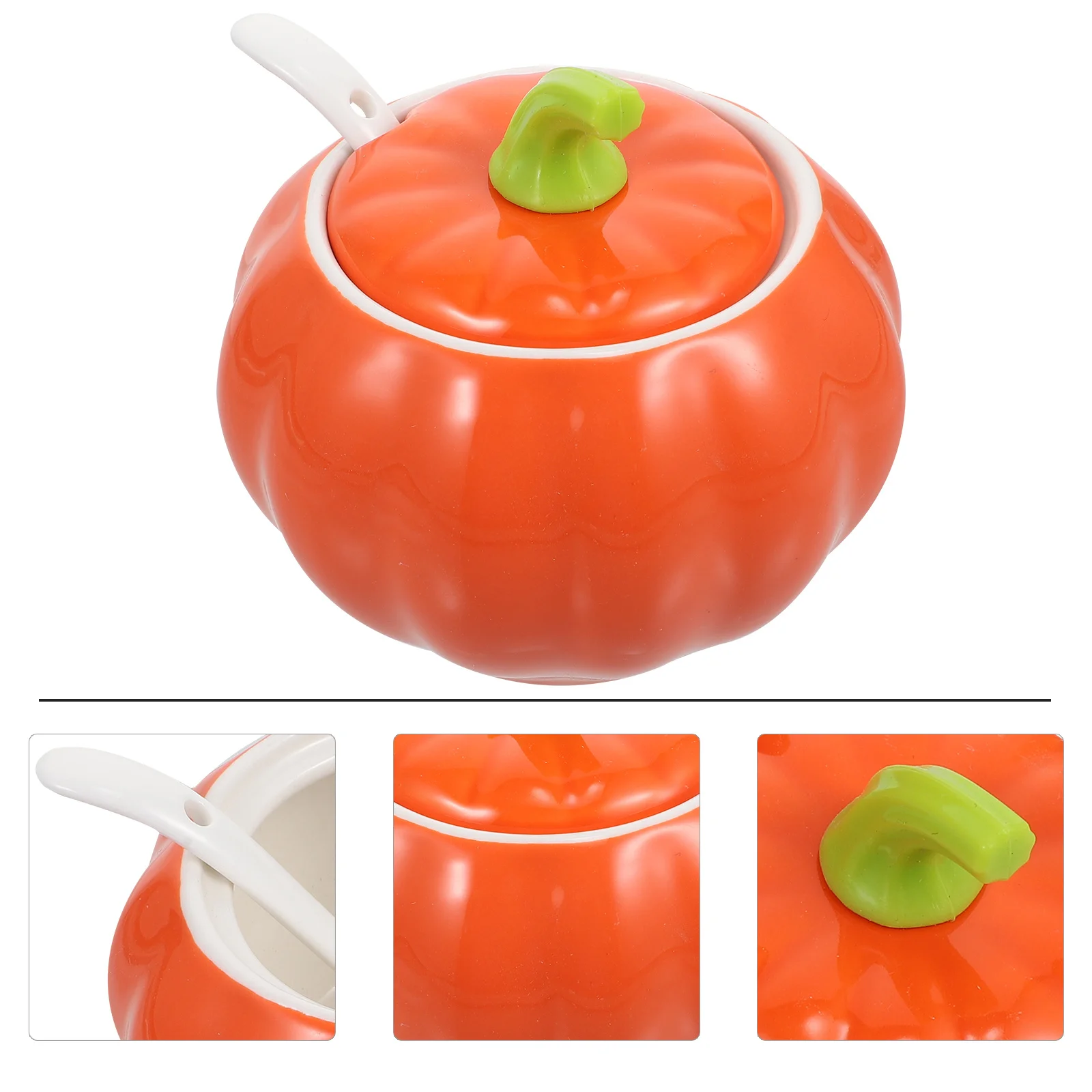 

Банка для тыквенных специй, держатель для апельсиновых приправ, легко чистится, многофункциональный кухонный контейнер для приправ