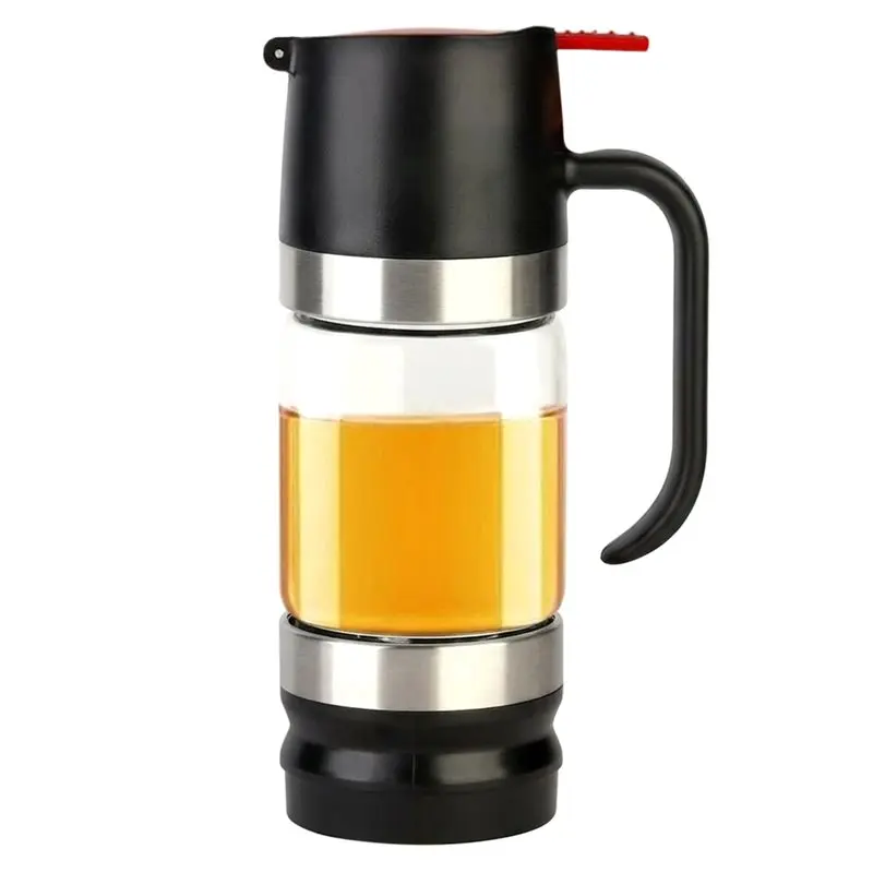 

Диспенсер для меда ABKP-No Drip Glass, стеклянный, для кофе, чая, блинов, черный, 300 мл (1 шт.) - также подходит для кленового сиропа