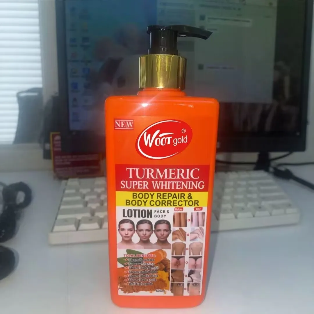 Turmeric Body Lotion Moisturizing Lotion Brightening Firming Turmeric Brightening Hydrating Lotion 500ml