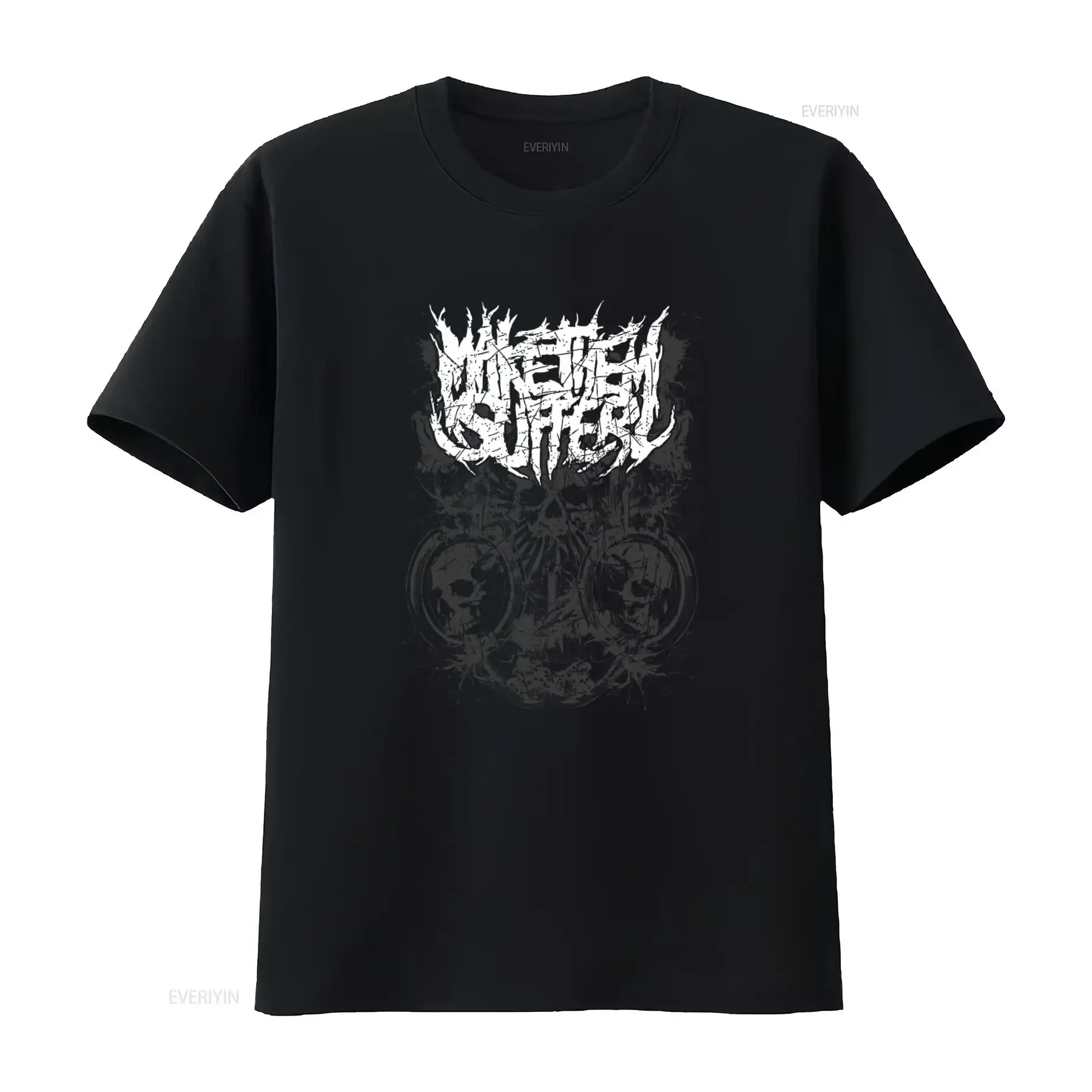 Make Them Suffer Print T Shirt Unique Design for Fashionable Wear vintage Washed Comfortable Slightly Top For Everyday Wear