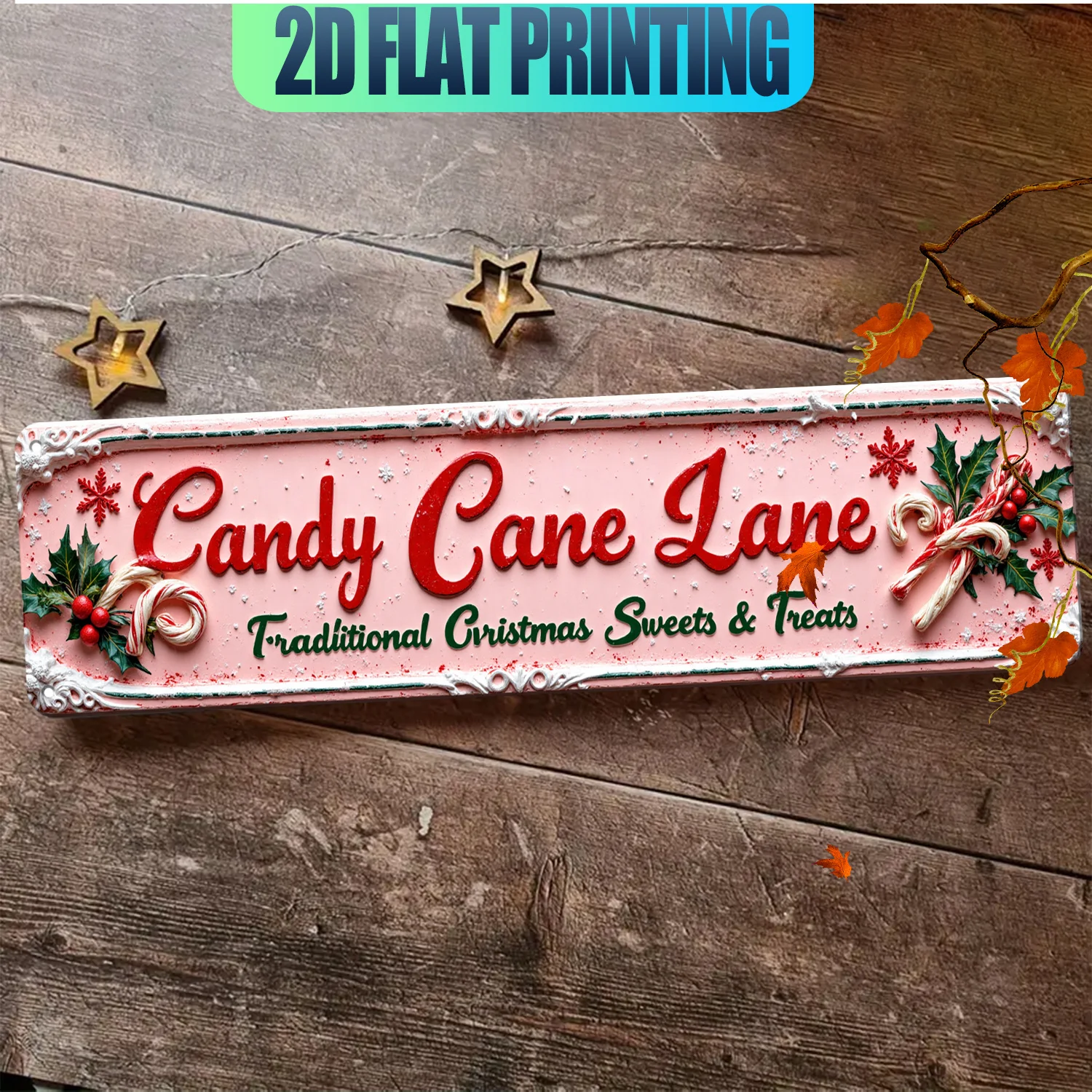 2D Flat Retro Sign 