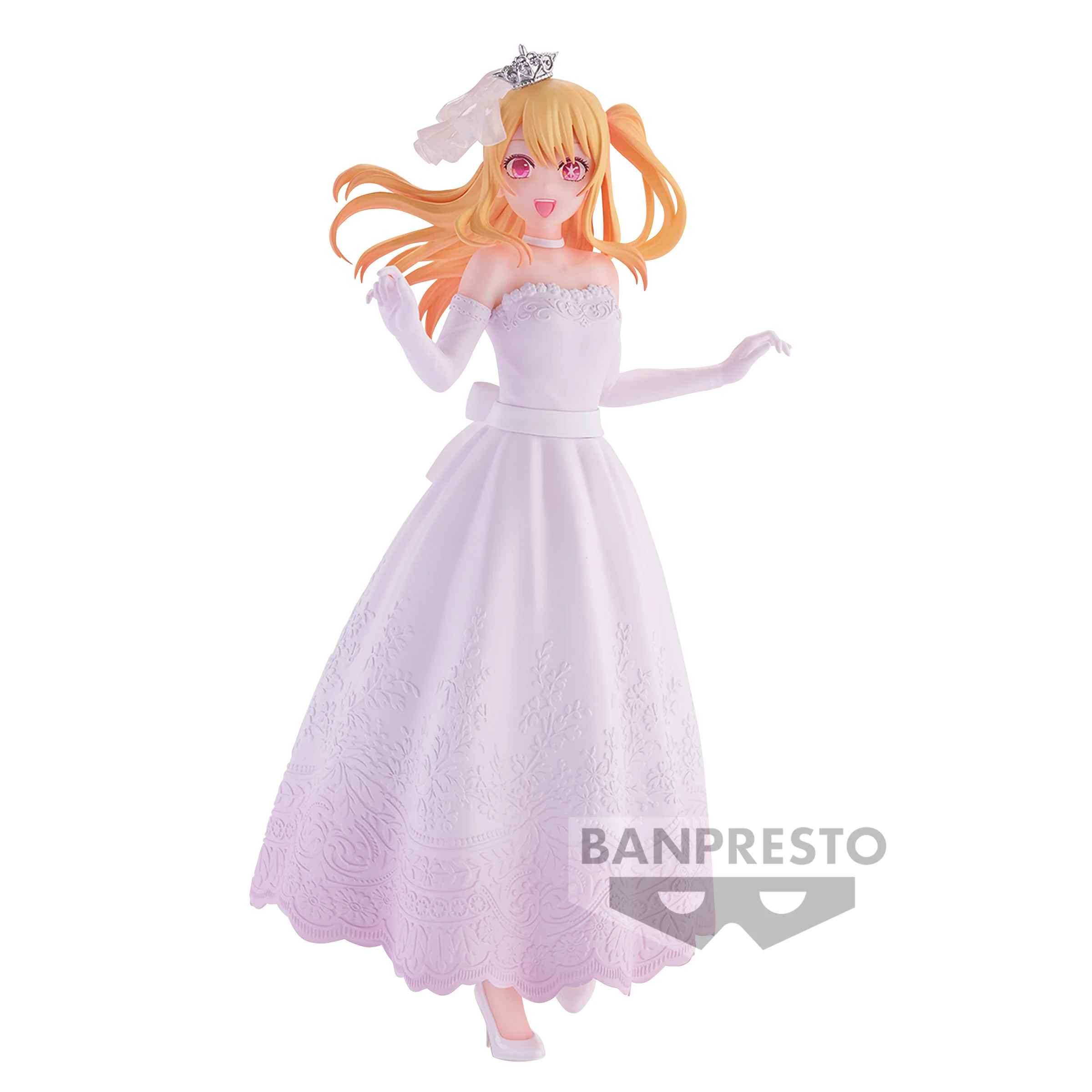 Bandai Original OSHI NO KO MEMcho BRIDAL DRESS FIGURE- Pvc Action Figures BANPRESTO Anime Figurine Toys Model Gift