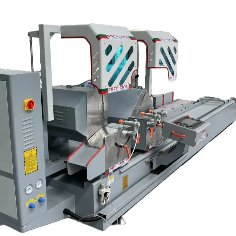 Aluminum profile numerical control double head cutting saw, doors and windows 500 numerical control precision saw inner and