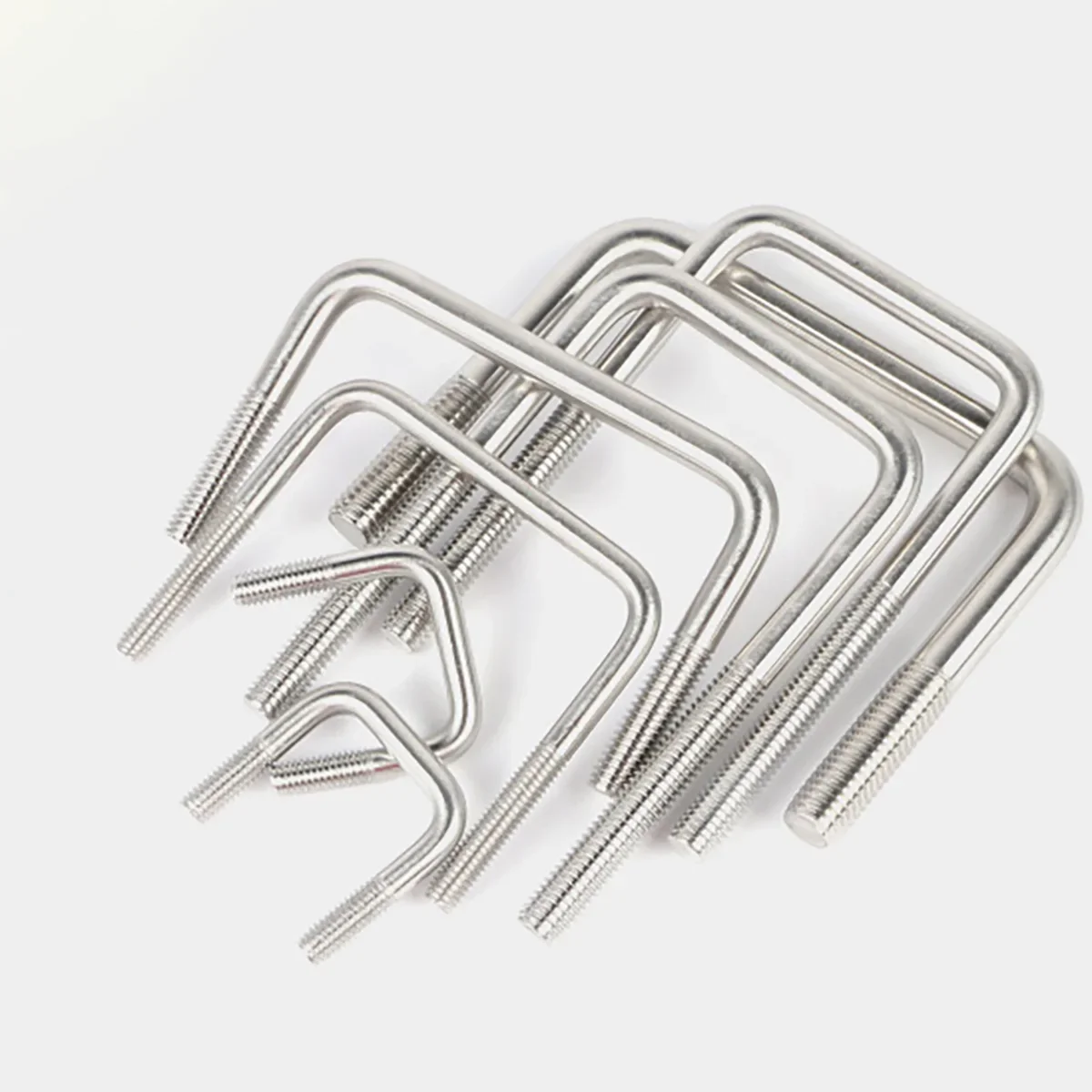 

304 Stainless Steel U-Shaped Screw / Right Angle Pipe Clamp