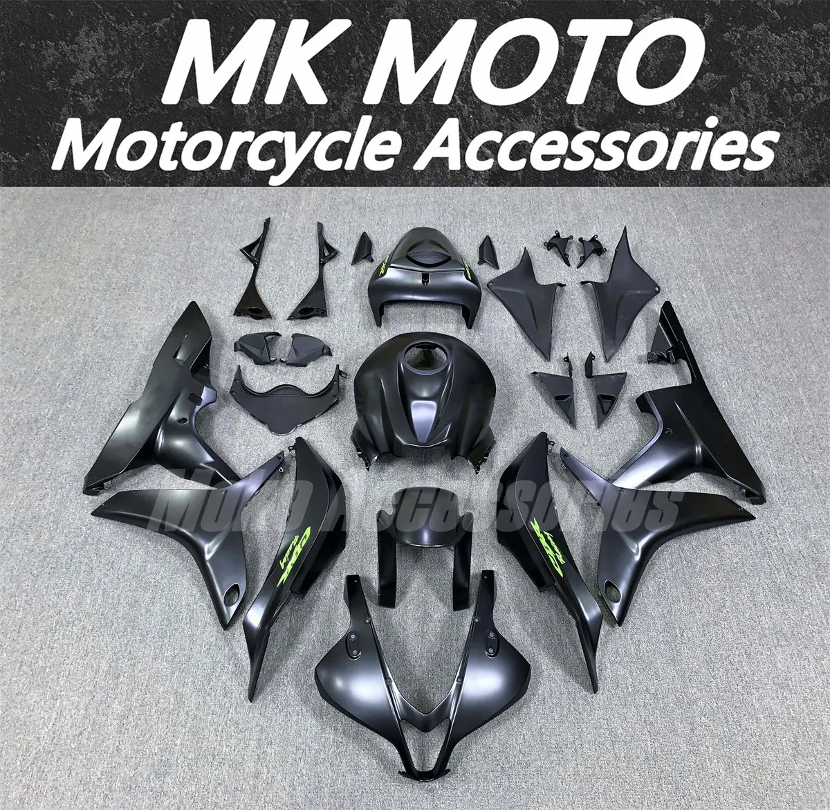 Motorcycle Fairings Kit Fit For Cbr600rr 2007-2008 Bodywork Set High Quality ABS Injection New Matte Black Green