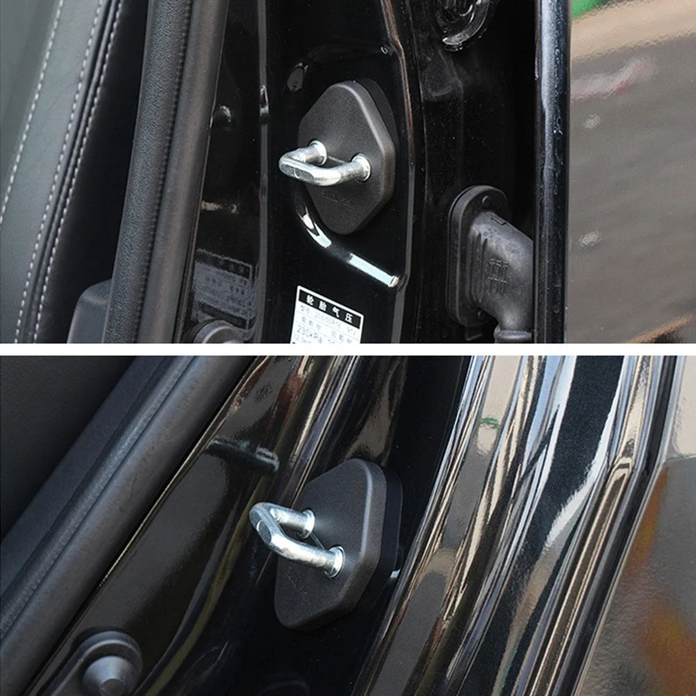 For Ford Focus 2018 2019 2020 2021 Car Anti Rust Water Proof Door Lock Key Keys Plastic Buckle Limit Trim 4pcs