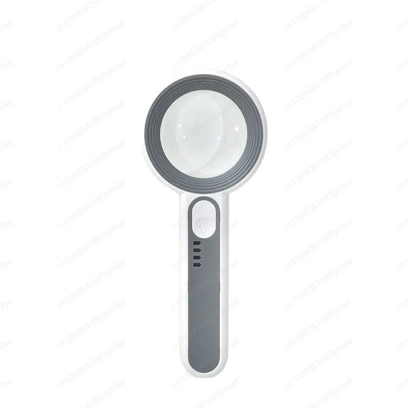 USB Rechargeable High Power Handheld Magnifier with Light for Reading Phone Motherboard Repair Jewelry Gold Hallmark Inspection
