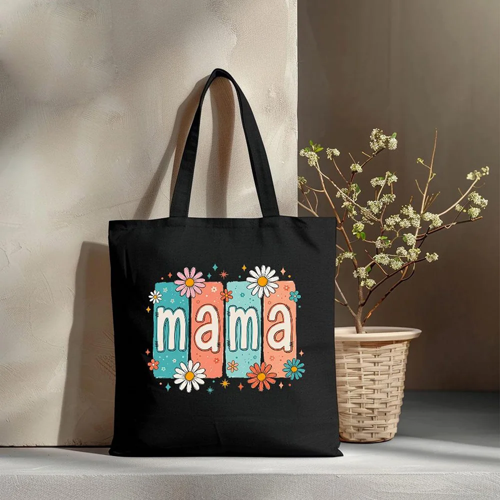 Blank Canvas Tote Bag Custom Print Your Logo Summer Beach Bag Vacation Tote For Women Travel