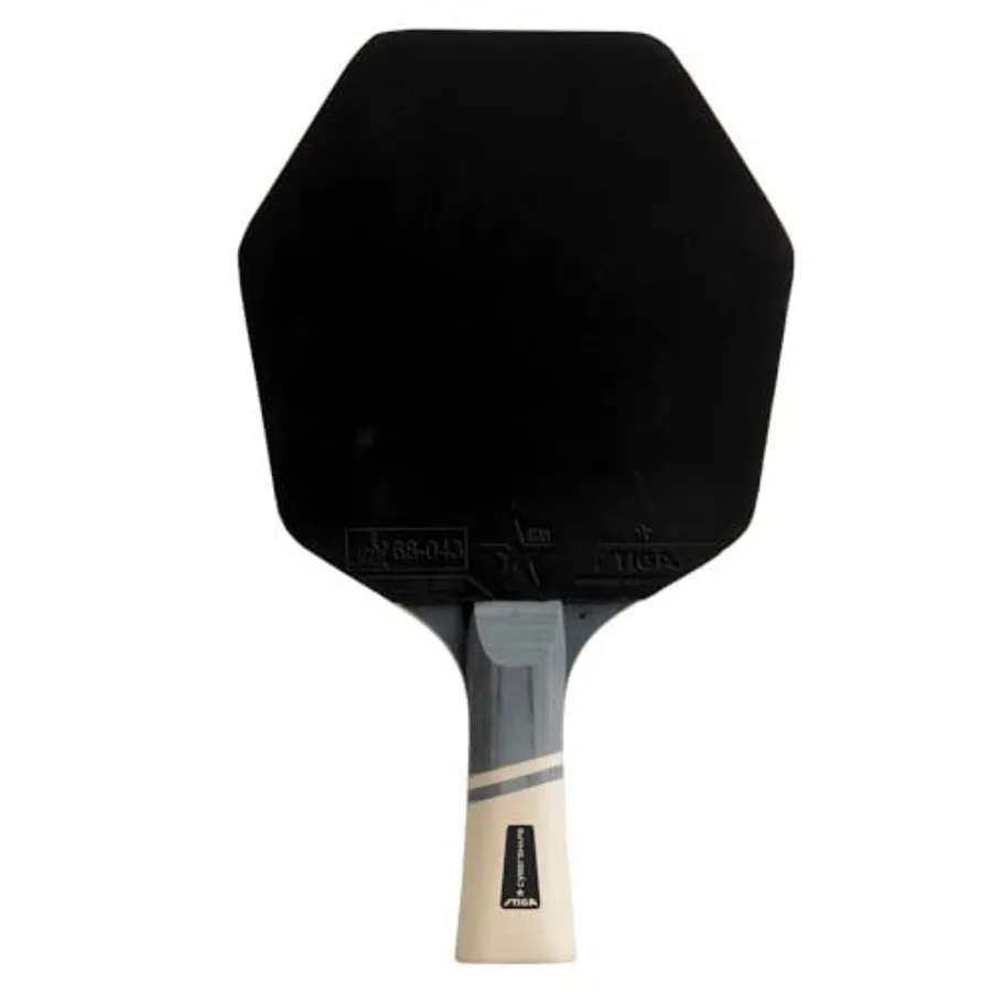 

Cybershape Lite Ping Pong Paddle Beginner Table Tennis Racket with Lightweight 5-Ply Blade, Hexagon Shape, and Spin-Friendly Ru