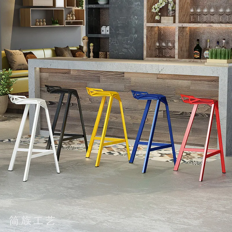

White Commercial Bar Stools Back Metal Unique Unique Modern Bar Stool Cheap Designer Minimalist Mama Sandalyesi Furniture