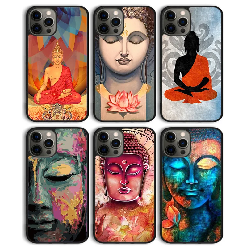 Gautama Buddha Phone Case Back Cover For iPhone 16 15 SE2020 14 13 Pro Max 12 Mini X XR XS Max Plus 11 Pro Max Coque